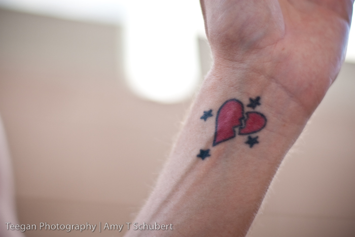 Heart tattoos on wrist